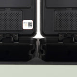 Birch Rectangular 16 Gallon (60L) Dual Compartment Recycling Step Pedal Trash Can with Soft-Close Double Lids