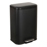 Elm Ribbed Rectangular 13.2 Gallon (50L) Step Pedal Trash Can with Soft-Close Lid