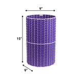 Cecil Modern 4.13-Gallon Faux Wicker Cylinder Waste Basket