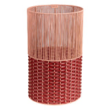 Harper Modern 4.13-Gallon 2-Tone Faux Wicker Cylinder Waste Basket