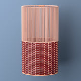 Harper Modern 4.13-Gallon 2-Tone Faux Wicker Cylinder Waste Basket