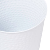 Axel Modern Minimalist Hammered Steel 2-Gallon Wastebasket