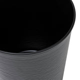 Remi Modern Classic Textured Steel 2-Gallon Wastebasket