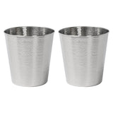 Remi Modern Classic Textured Steel 2-Gallon Wastebasket