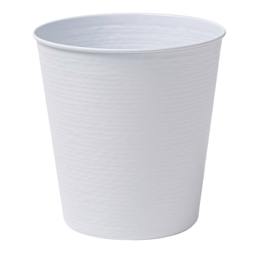 Remi Modern Classic Textured Steel 2-Gallon Wastebasket