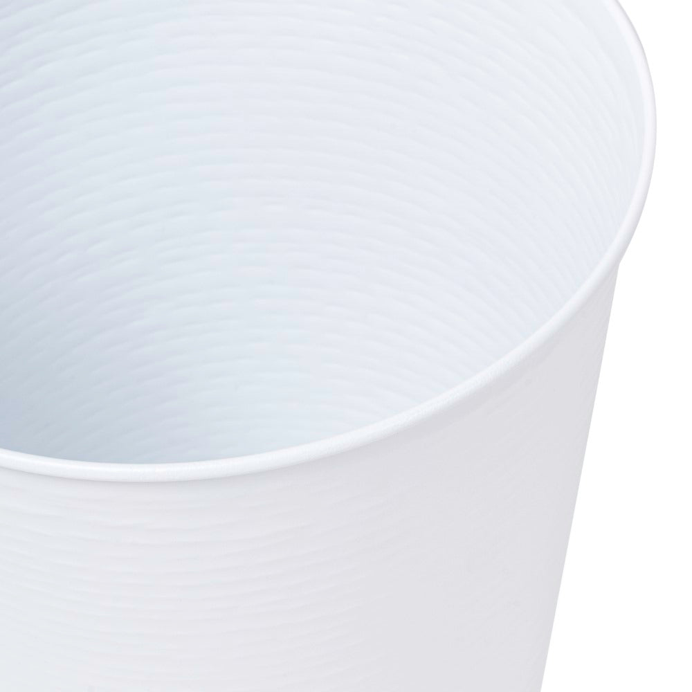 Remi Modern Classic Textured Steel 2-Gallon Wastebasket