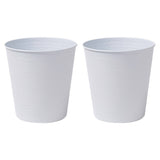 Remi Modern Classic Textured Steel 2-Gallon Wastebasket
