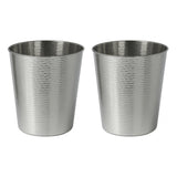 Remi Modern Classic Textured Steel 2-Gallon Wastebasket