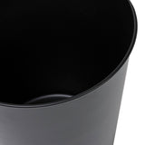 Nolan Modern Classic Smooth Steel 2-Gallon Wastebasket