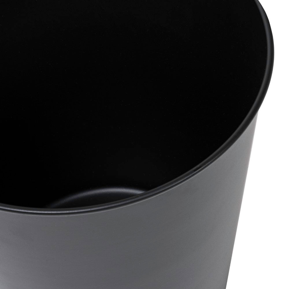Nolan Modern Classic Smooth Steel 2-Gallon Wastebasket