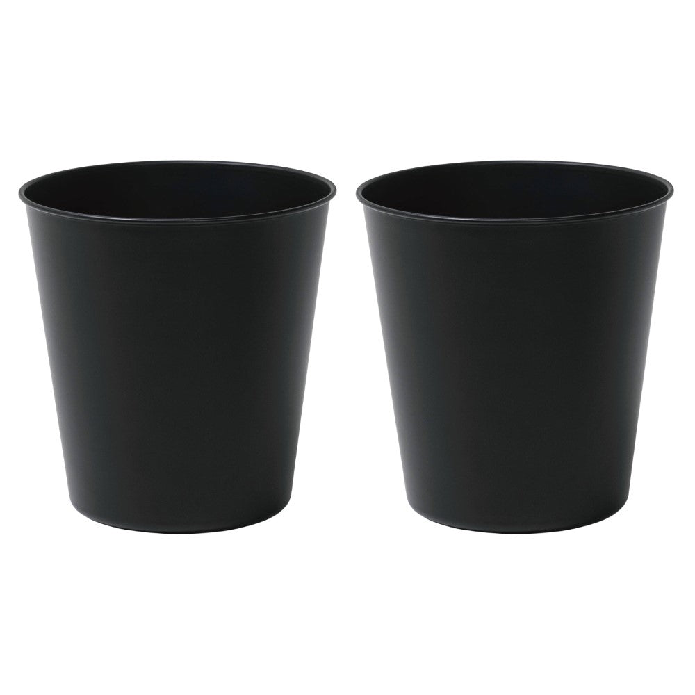 Nolan Modern Classic Smooth Steel 2-Gallon Wastebasket