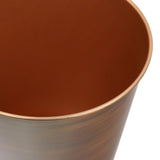Nolan Modern Classic Smooth Steel 2-Gallon Wastebasket