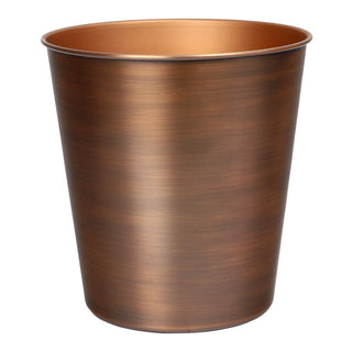 Nolan Modern Classic Smooth Steel 2-Gallon Wastebasket