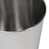 Nolan Modern Classic Smooth Steel 2-Gallon Wastebasket