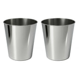 Nolan Modern Classic Smooth Steel 2-Gallon Wastebasket