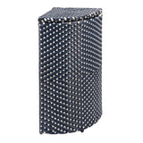 Fernhaven 15.56-Gallon All-Weather Wicker/Metal Corner Hideaway Outdoor Trash Can