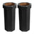 Charcoal Black (Set of 2)