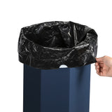 Wave 25-Gallon Traditional Classic Disposable Corrugated Cardboard Event Trash Can and Recycling Bin