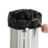 Wave 25-Gallon Traditional Classic Disposable Corrugated Cardboard Event Trash Can and Recycling Bin