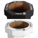 Wave 25-Gallon Traditional Classic Disposable Corrugated Cardboard Event Trash Can and Recycling Bin