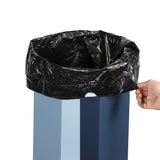 Wave 25-Gallon Traditional Classic Disposable Corrugated Cardboard Event Trash Can and Recycling Bin