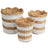White/Natural (Set of 3)