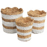 White/Natural (Set of 3)