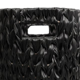 Aurelyn Contemporary Farmhouse Resin 4.5-Gallon Tapered Oval Wicker Watebasket with Handles