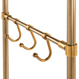 Glen 66" 6-Hook Rolling Coat Rack
