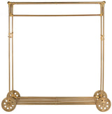 Glen 66" 6-Hook Rolling Coat Rack
