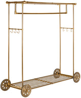 Glen 66" 6-Hook Rolling Coat Rack
