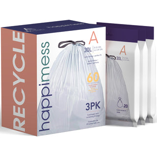 Drawstring Unscented Trash Can Liner