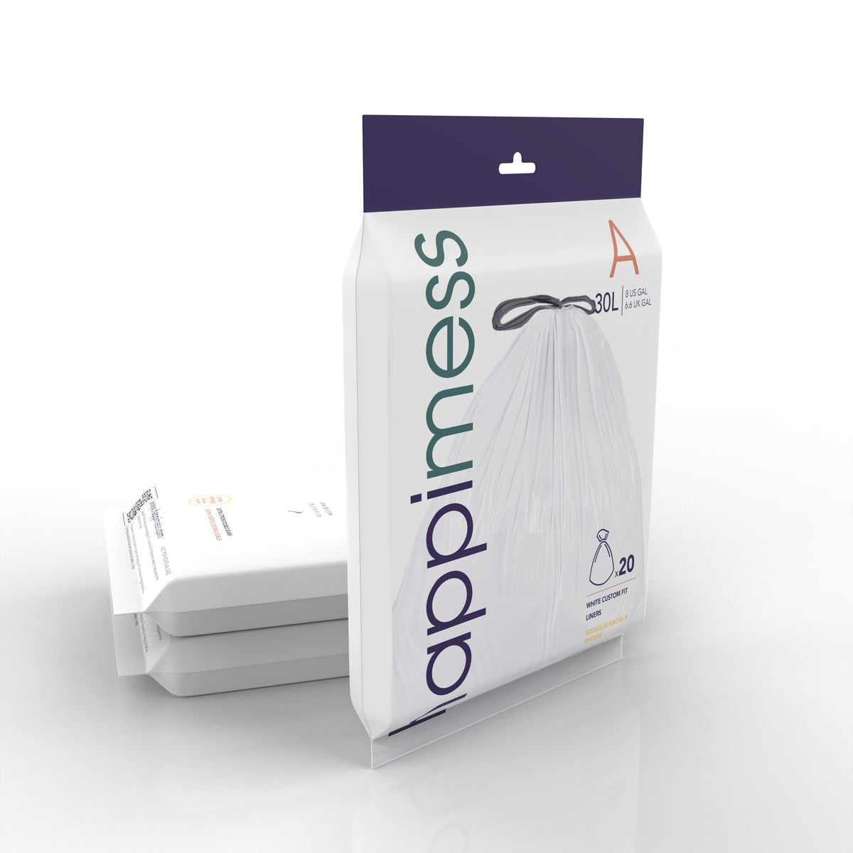 Drawstring Unscented Trash Can Liner