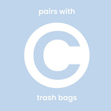 Kitchen Lemon Scented Drawstring Trash Can Liner