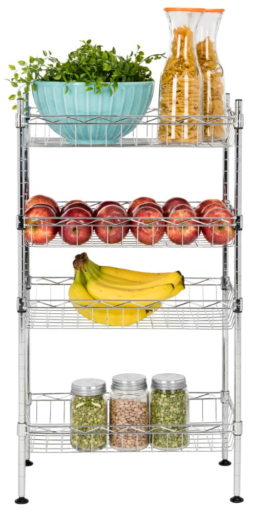 Verdantia 31" 4-Tier Wire Basket Rack