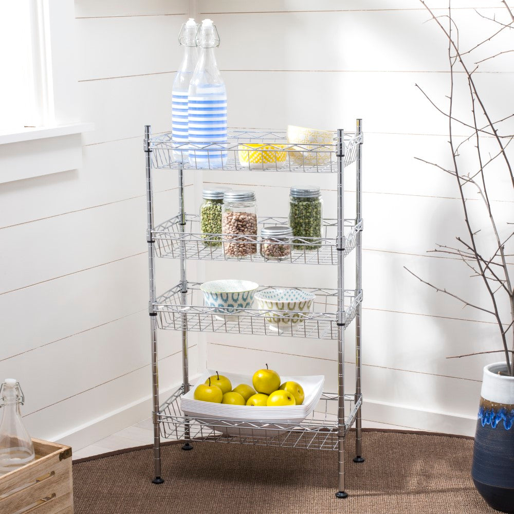 Verdantia 31" 4-Tier Wire Basket Rack