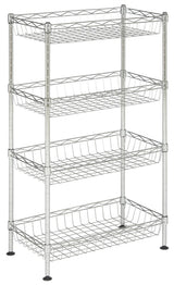 Verdantia 31" 4-Tier Wire Basket Rack