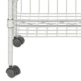 Meadow 4-Shelf 47" Basket Rack with Casters