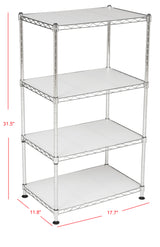 Dewdrop 31.5" 4-Tier Adjustable Baker's Rack