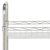 Nivoria 37.5" 4-Tier Adjustable Basket Storage Rack