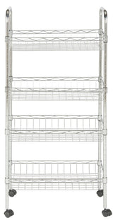 Nivoria 37.5" 4-Tier Adjustable Basket Storage Rack