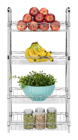 Nivoria 37.5" 4-Tier Adjustable Basket Storage Rack