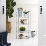 Nivoria 37.5" 4-Tier Adjustable Basket Storage Rack