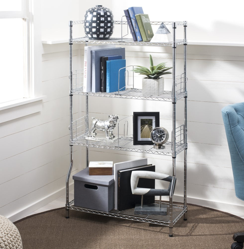 Silvershine 53" 4-Tier Book Storage Shelf