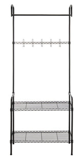 Ridge 70" Garment Rack and Shoe Storage
