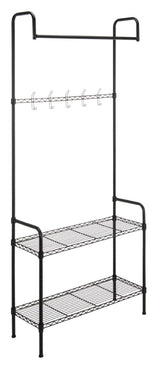 Ridge 70" Garment Rack and Shoe Storage