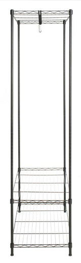 Hollow 70.8" Garment Rack with Shelf
