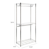 Frostfern 78.7" Double-Rail Garment Rack