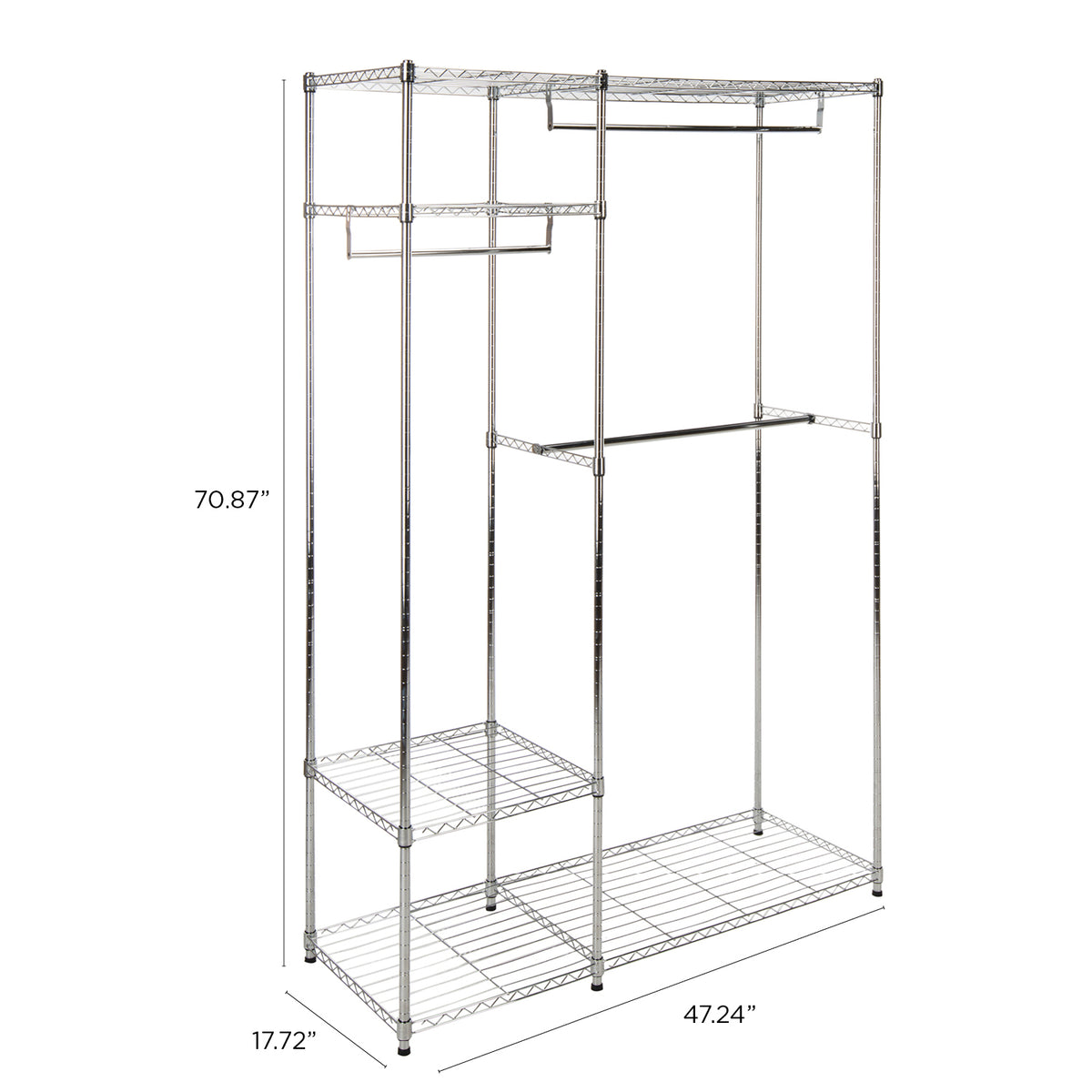Starlit 70.8" Wardrobe Storage