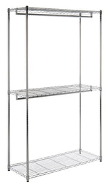 Delta 78.7" Double-Bar Garment Rack and Shelving Unit